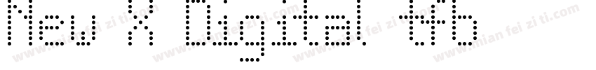 New X Digital tfb字体转换